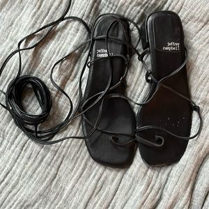 Jeffrey Campbell Tie Up Wrap Sandals